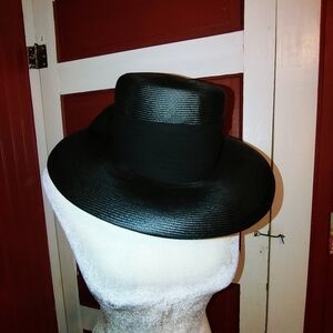 Vintage Miss Eileen Black Hat